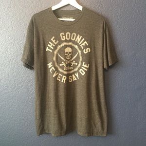 Ripple Junction Shirts - THE GOONIES “Never Say Die” Graphic Tee Ripple Junction Shirts - THE GOONIES “Never Say Die” Graphic Tee